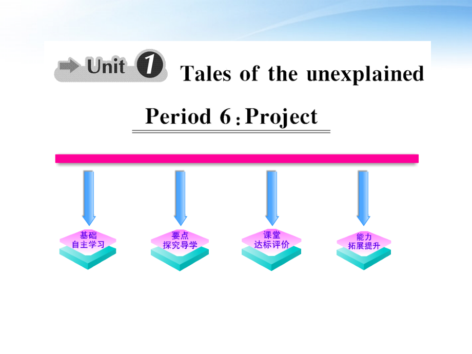 高中英语 Unit1(Tales of the unexplained)Period6课时讲练通课件 译林牛津版必修2 课件.ppt_第1页