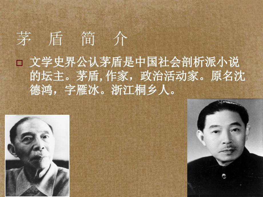 高二语文(子夜)教学课件 人教版 课件.ppt_第2页
