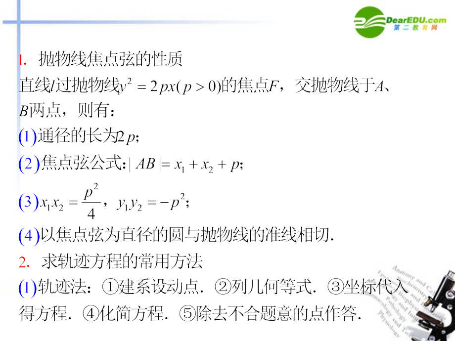 高中数学二轮复习 第18课时 直线与圆锥曲线(3)课件 新人教版 课件.ppt_第2页