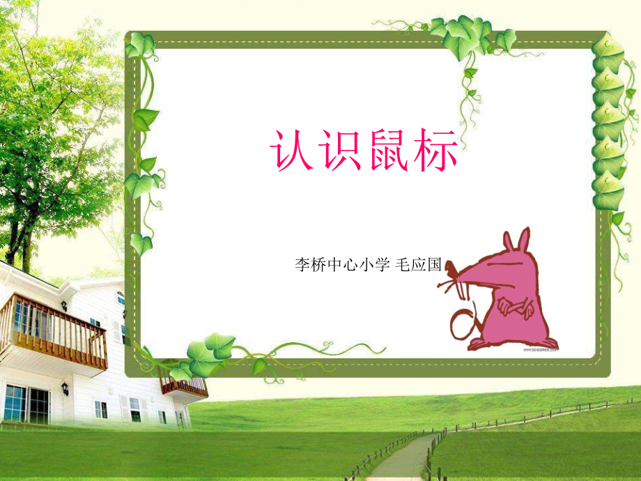 技术《认识鼠标和鼠标的操作》PPT课件.ppt_第1页