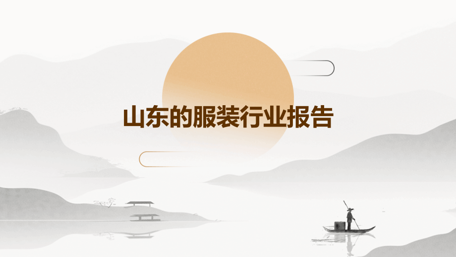 山东的服装行业报告.pptx_第1页