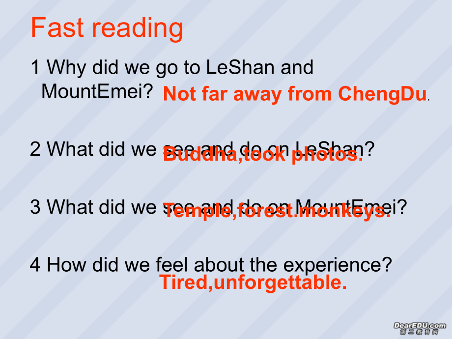 Unit4 Unforgettable Experiences Unit4 Unforgettable Experiences[含flash课件]新课标 人教版.ppt_第2页