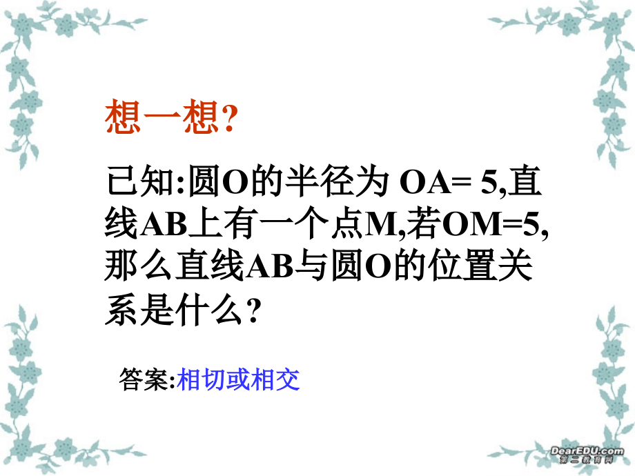 直线和圆的切线判定定理九年级数学课件.ppt_第2页