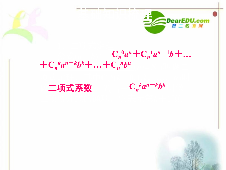 11章3课时 高三数学高考一轮课件 优化方案(理科)--第十一章 二项式定理 新人教A版 高三数学高考一轮课件 优化方案(理科)--第十一章 二项式定理 新人教A版.ppt_第2页