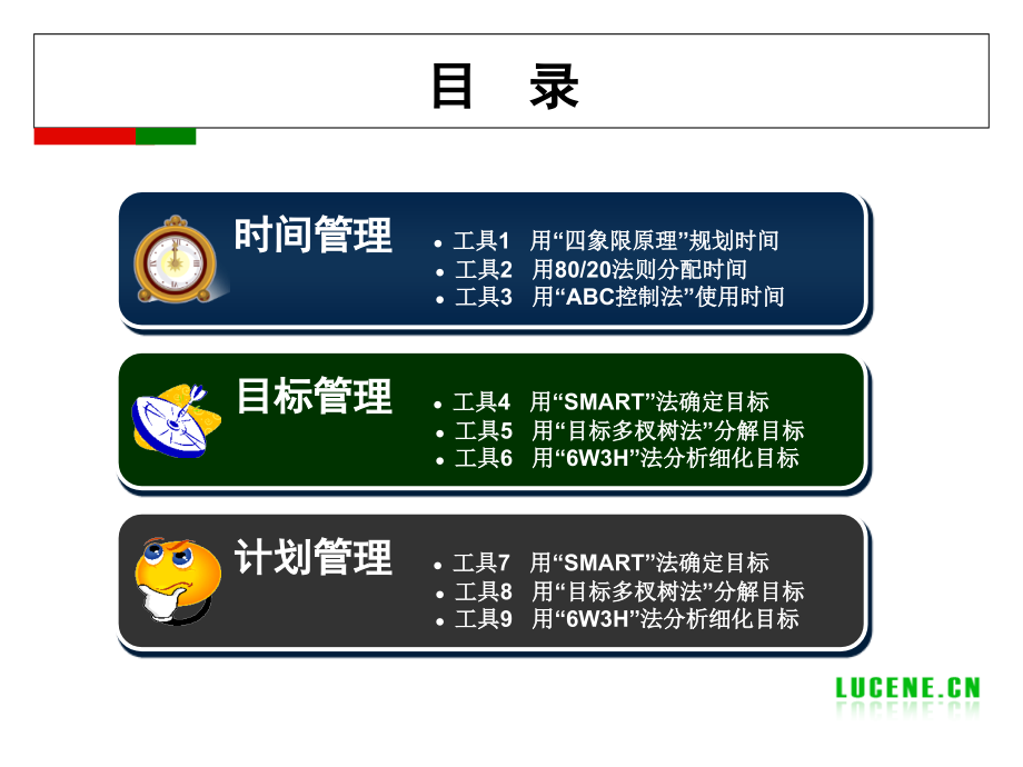 成功自我管理的个工具页经典.ppt_第2页
