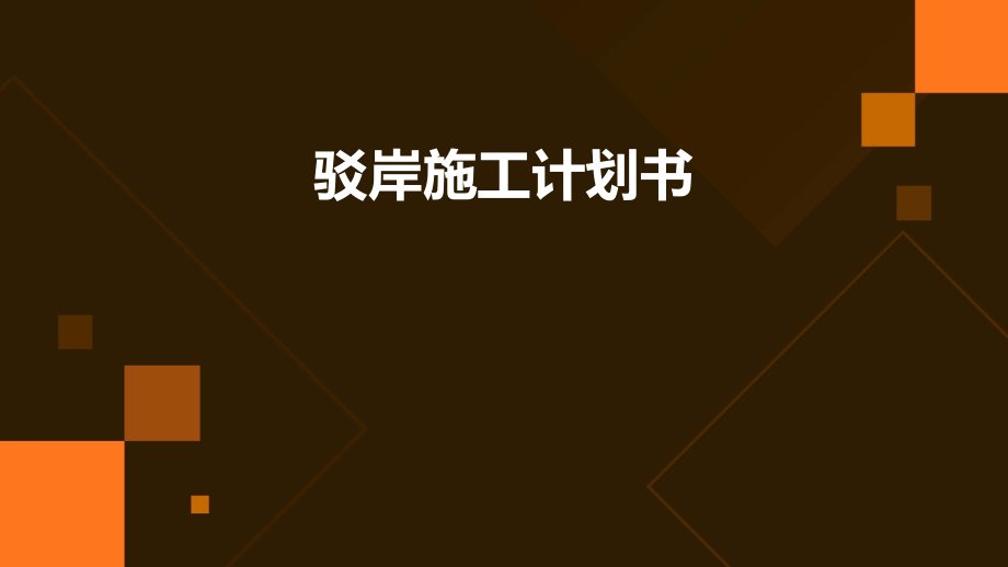 驳岸施工计划书.pptx_第1页