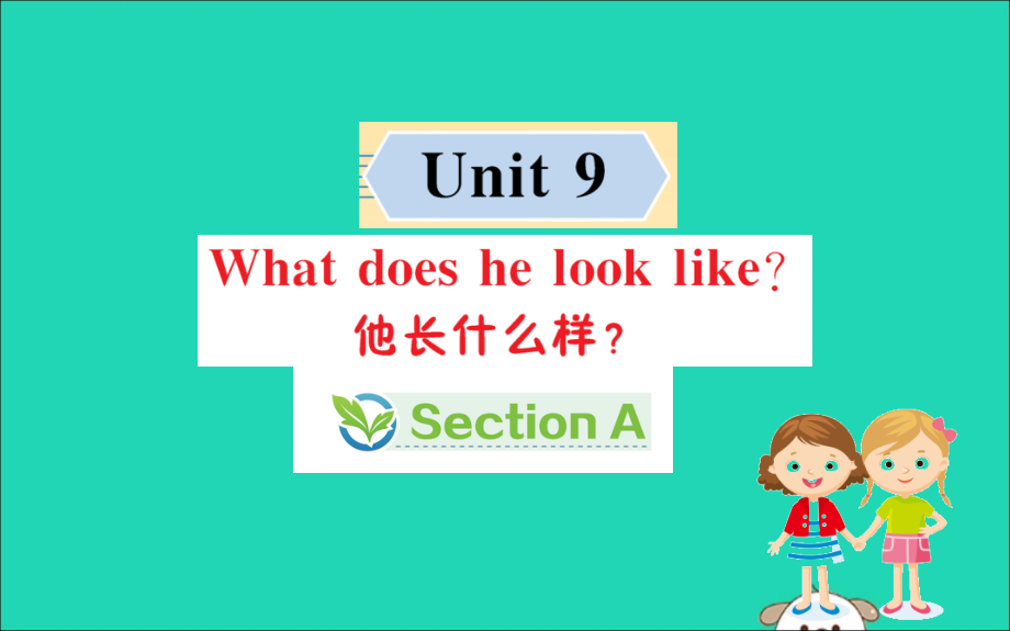 版七年级英语下册 Unit 9 What does he look like Section A训练课件 (新版)人教新目标版 课件.ppt_第1页