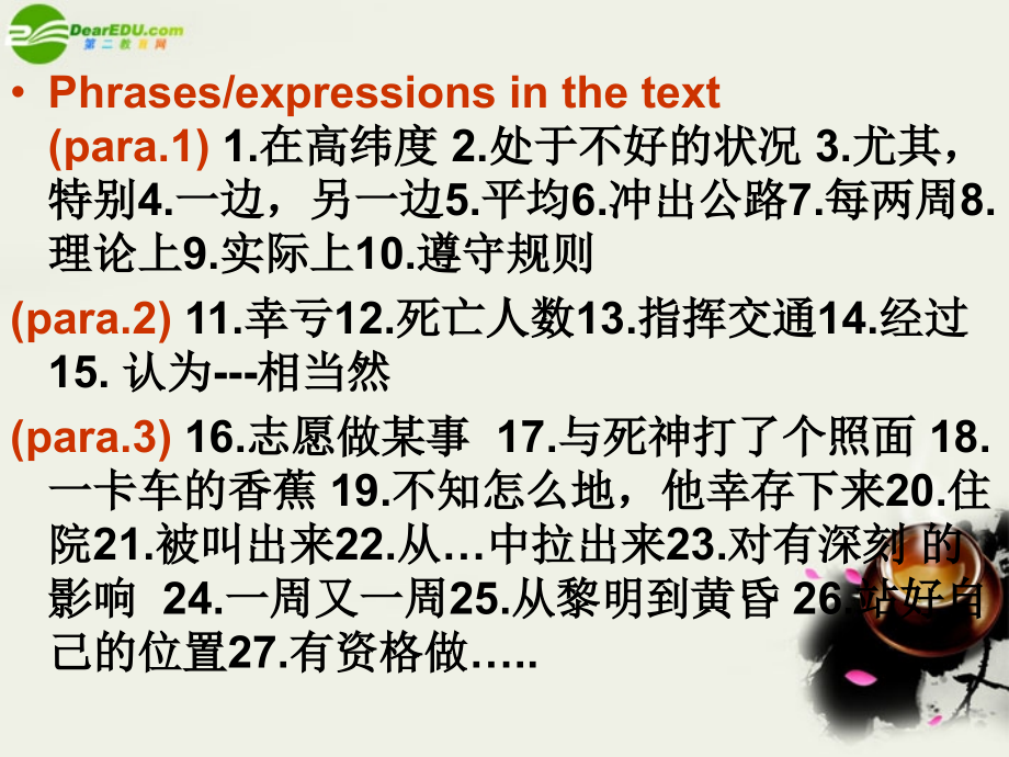 高中英语 Module2(A Job Worth Doing)Cultural Corner课件1(33张PPT)外研版必修5 课件.ppt_第1页