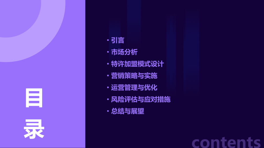 特许加盟经营计划书模板.pptx_第2页
