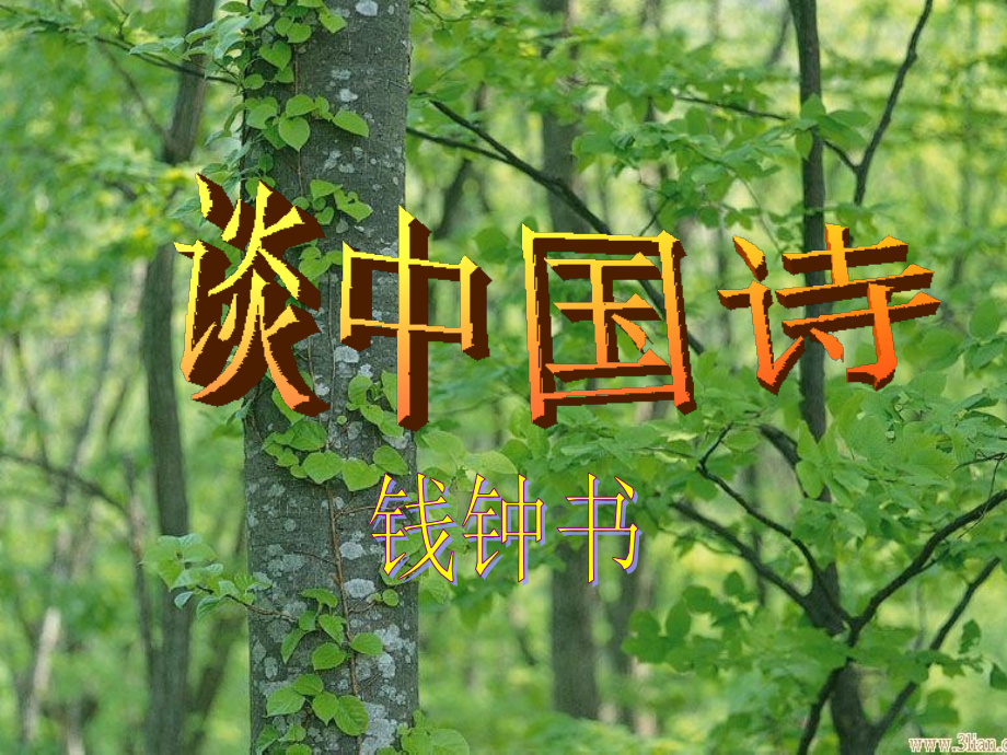 高一语文(谈中国诗)课件一 课件.ppt_第2页