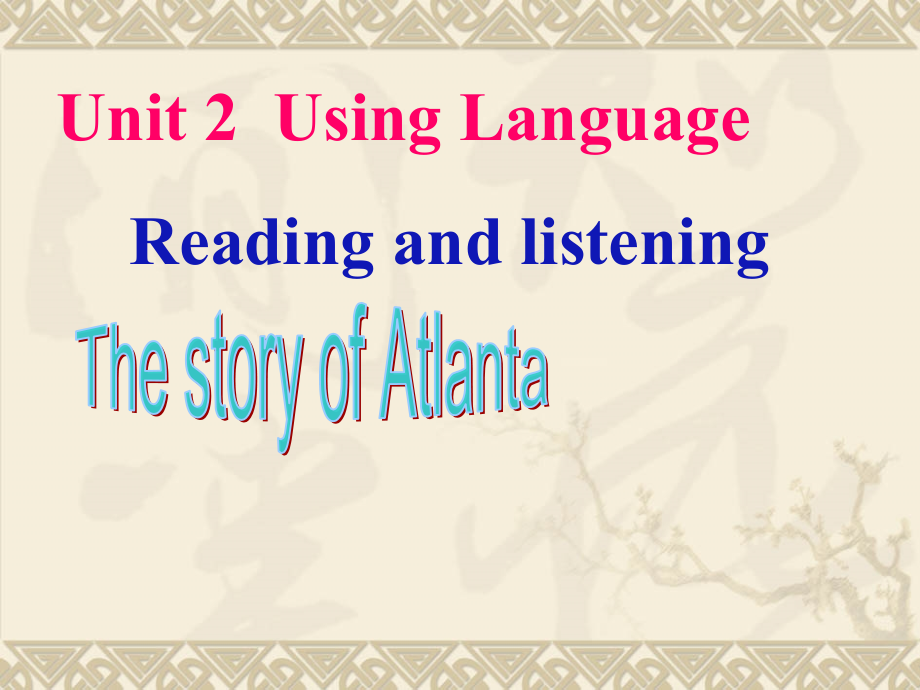 高一英语 U2 Using language课件必修2 课件.ppt_第1页