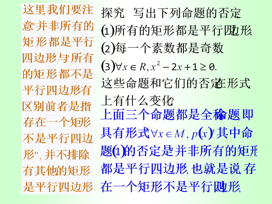 含有一个量词命题的否定.ppt_第2页