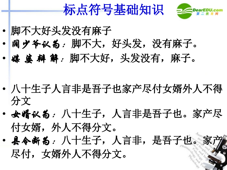 高考语文二轮复习 正确使用标点符号课件4 课件.ppt_第2页