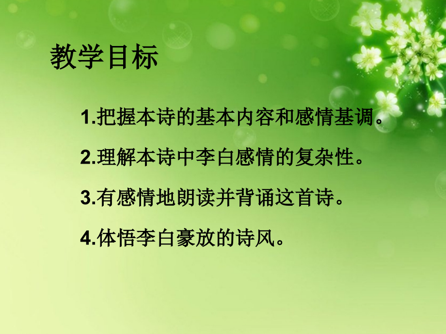 高中语文(将进酒)课件3 新人教版选修 课件.ppt_第2页