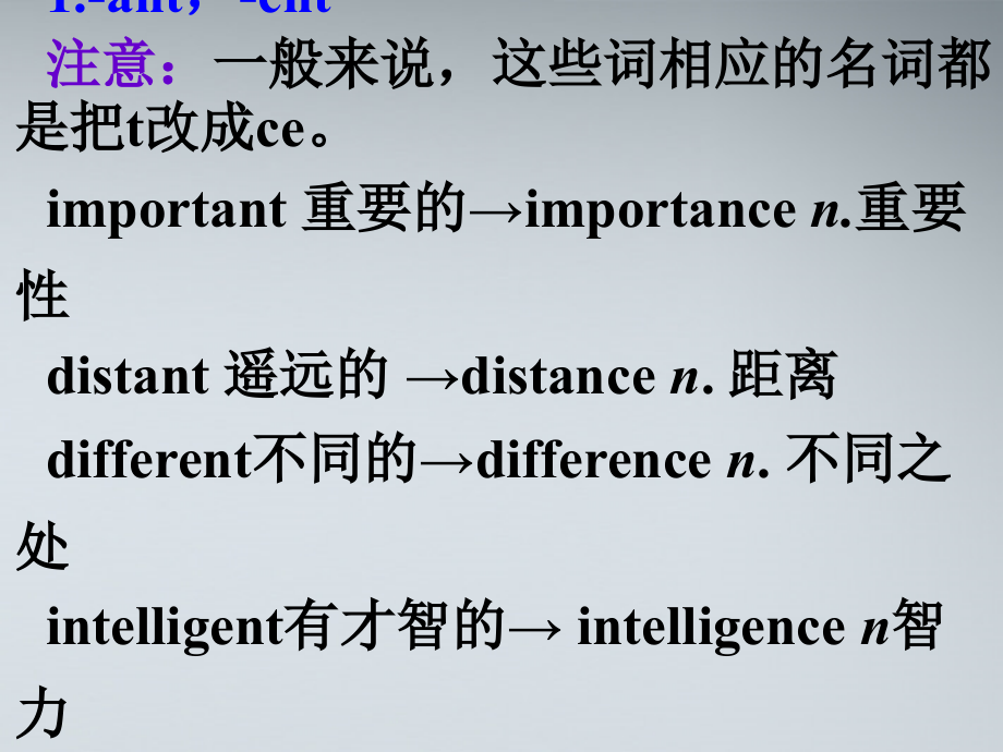 高考英语 21形容词的常见词尾7课件.ppt_第2页