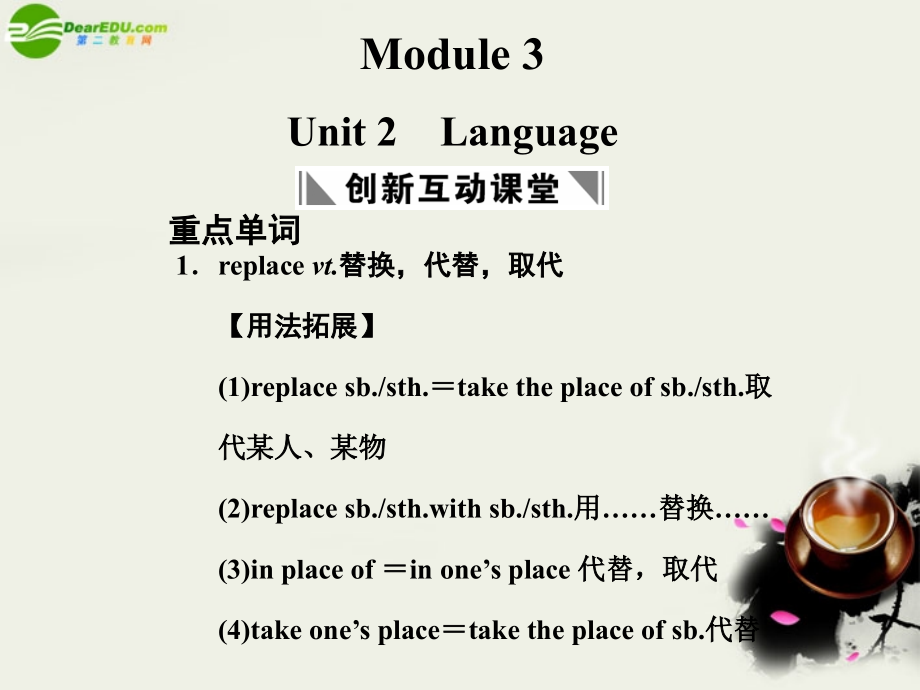 高考英语一轮复习 Module 3 Unit 2 Language课件 译林牛津版 课件.ppt_第1页