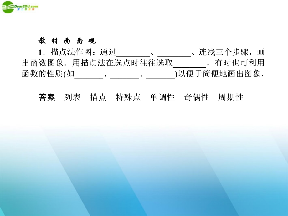 高中数学(师说)系列一轮复习 第十讲 函数的图像课件 理 新人教B版 课件.ppt_第2页