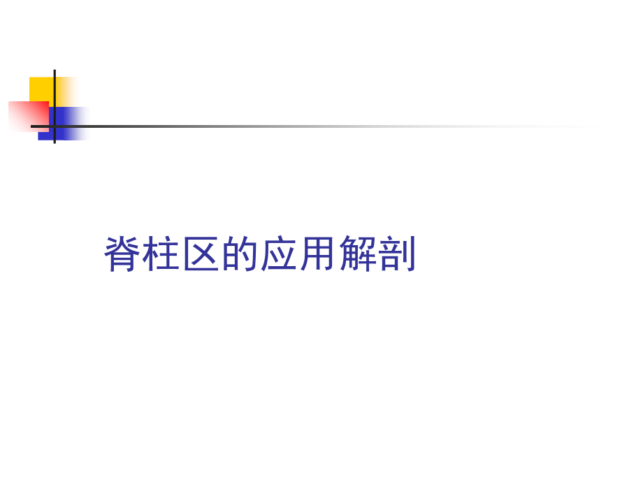 脊柱区的应用解剖课件.ppt_第1页