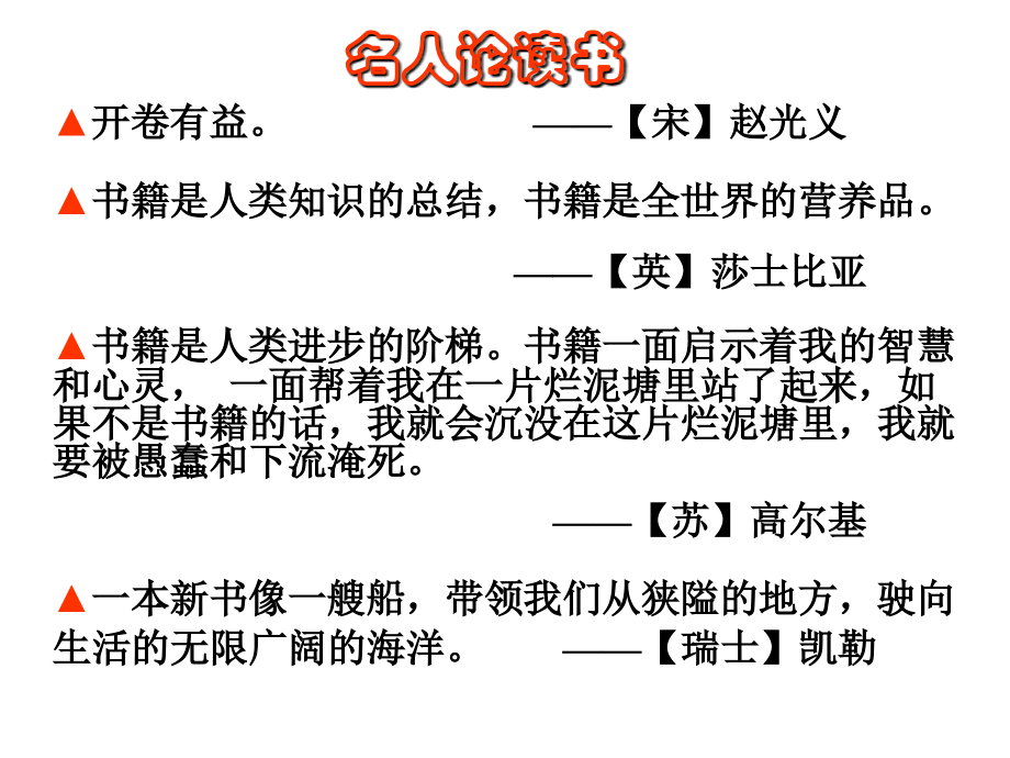 初中三年级语文课件《谈读书》《不求甚解》课件.ppt_第1页