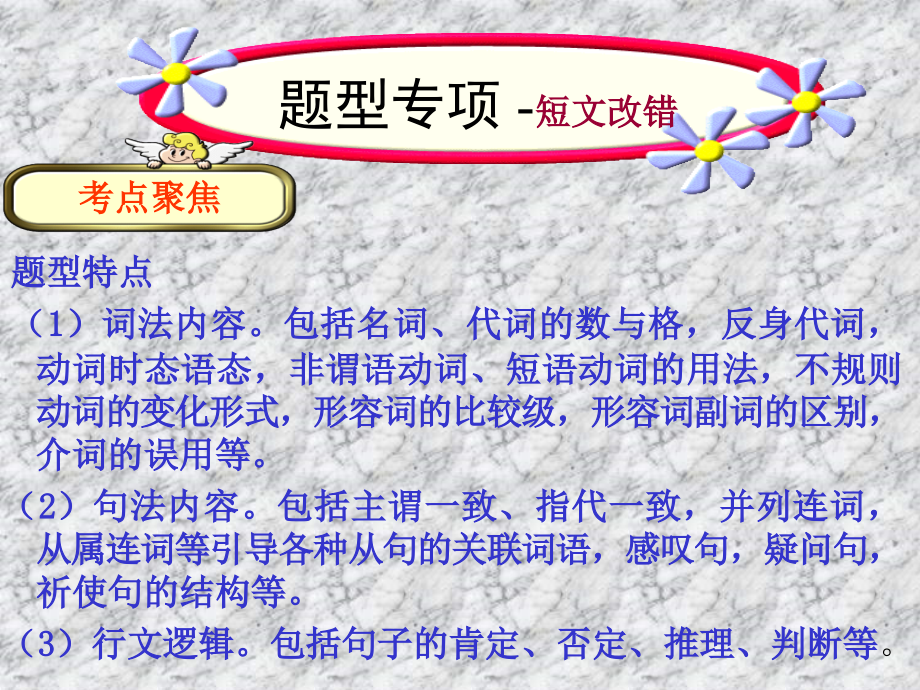 高三英语题型分类指导系列课件 短文改错专题 课件.ppt_第2页