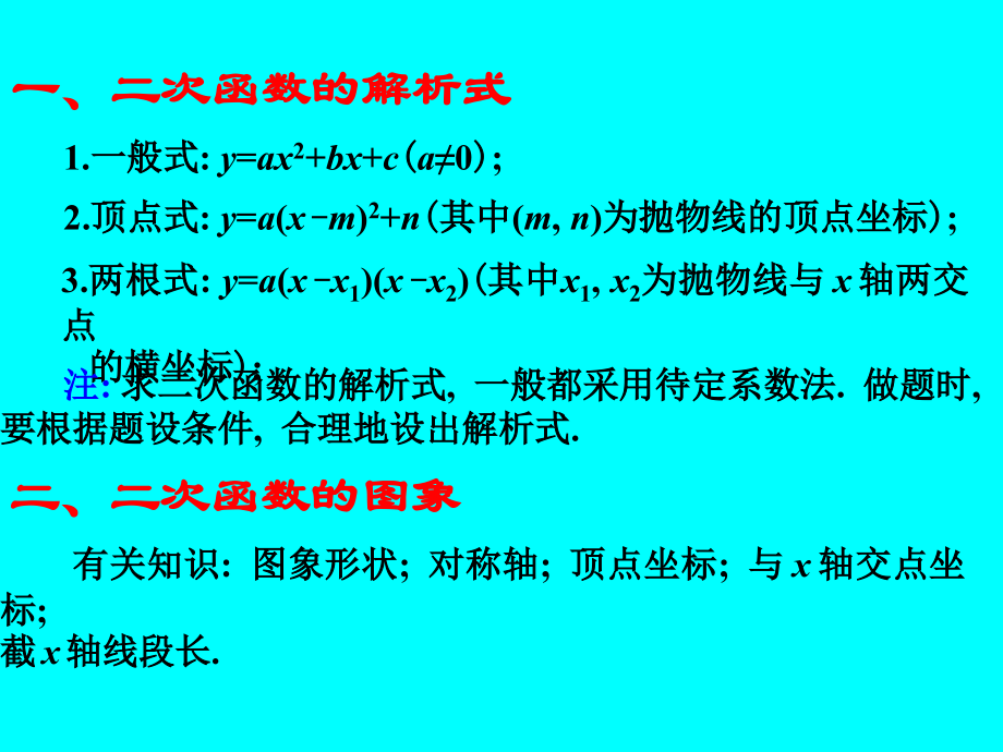 11二次函数与方程、不等式 高三数学函数整章课件ppt 高三数学函数整章课件ppt.ppt_第2页
