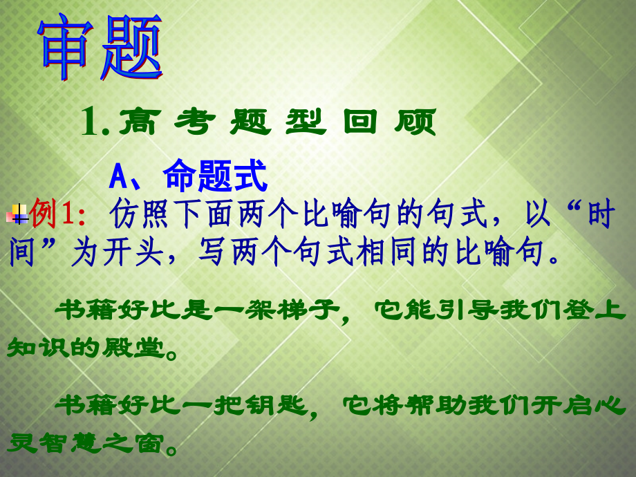 高中语文仿写句式复习课件新人教版必修1 课件.ppt_第2页