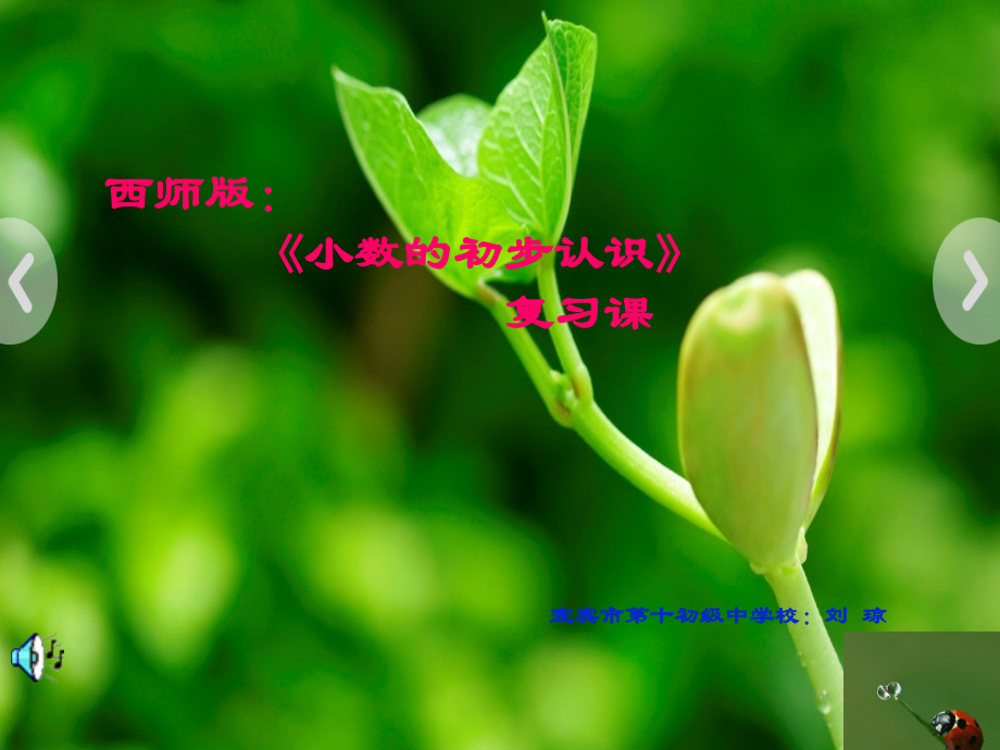 小数的初步认识复习课1.ppt_第1页