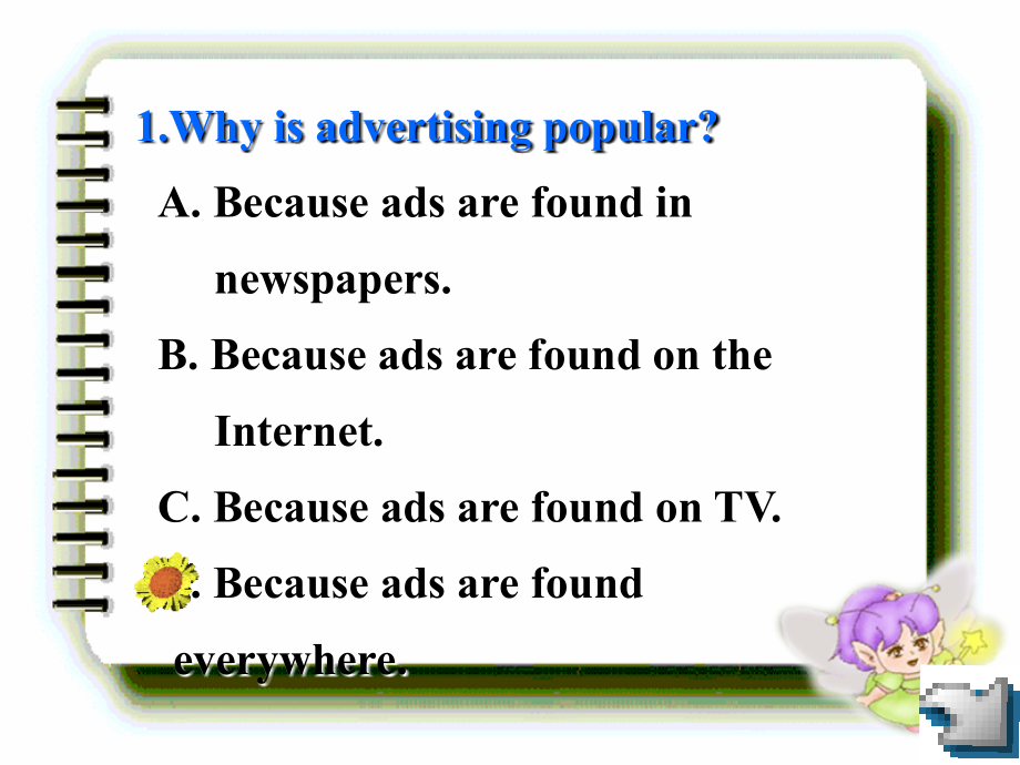 河北省石家庄地区高三英语Unit5阅读ADVERTISING课件新人教版必修1 课件.ppt_第1页