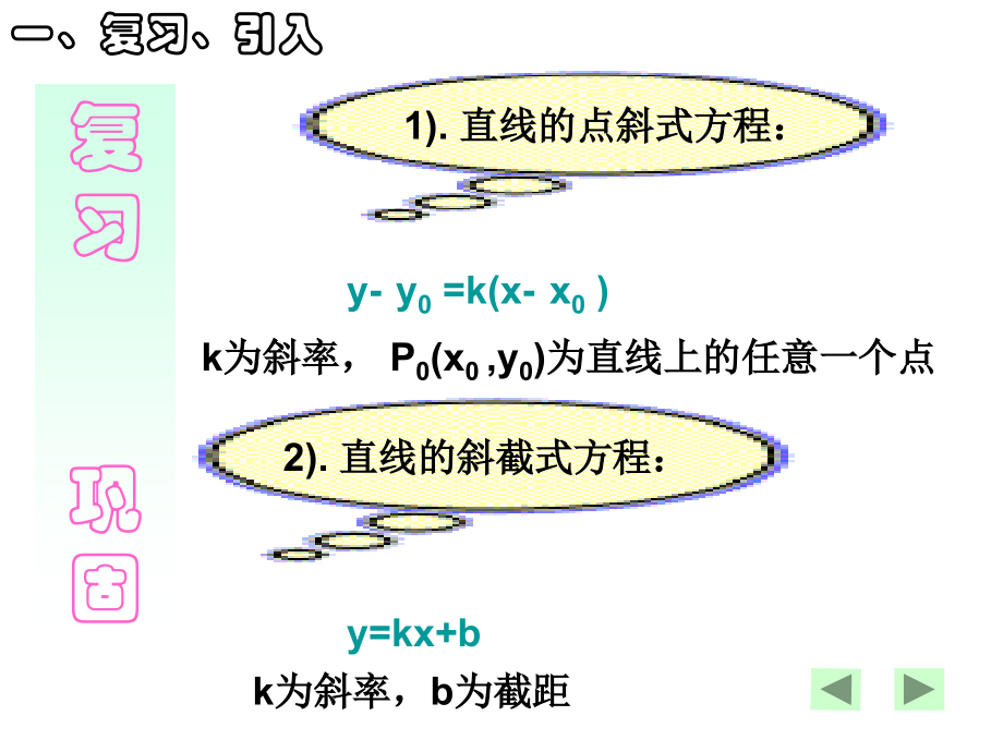 湖南省桃江四中高二数学(3.2.2 两点式方程)课件.ppt_第2页