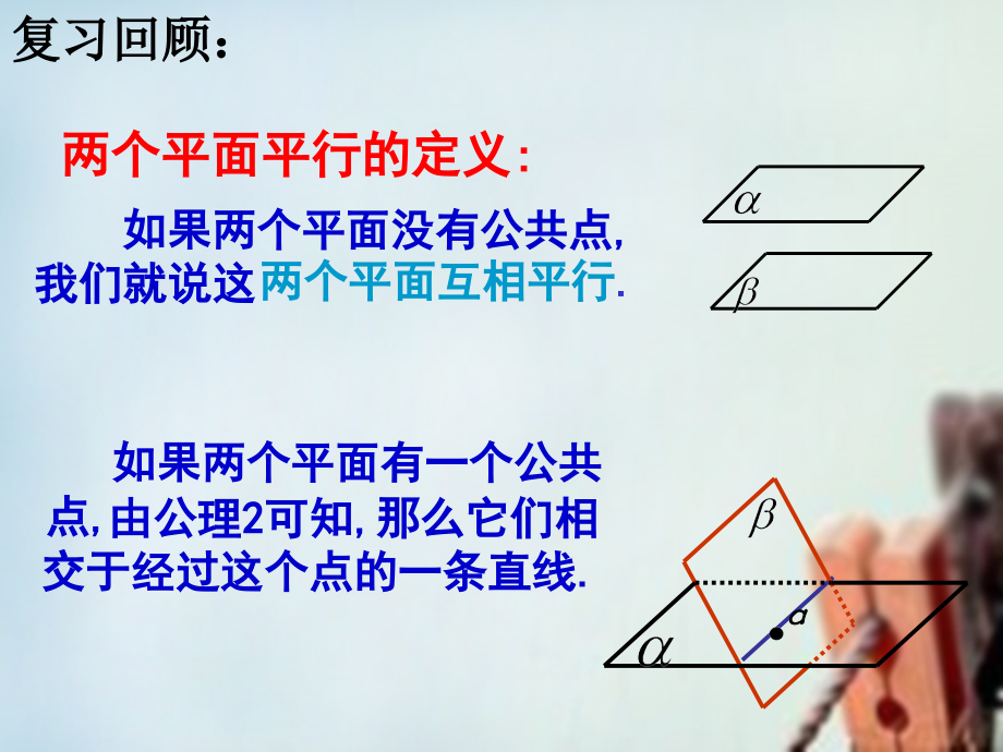高一数学 面面平行的性质课件.ppt_第2页