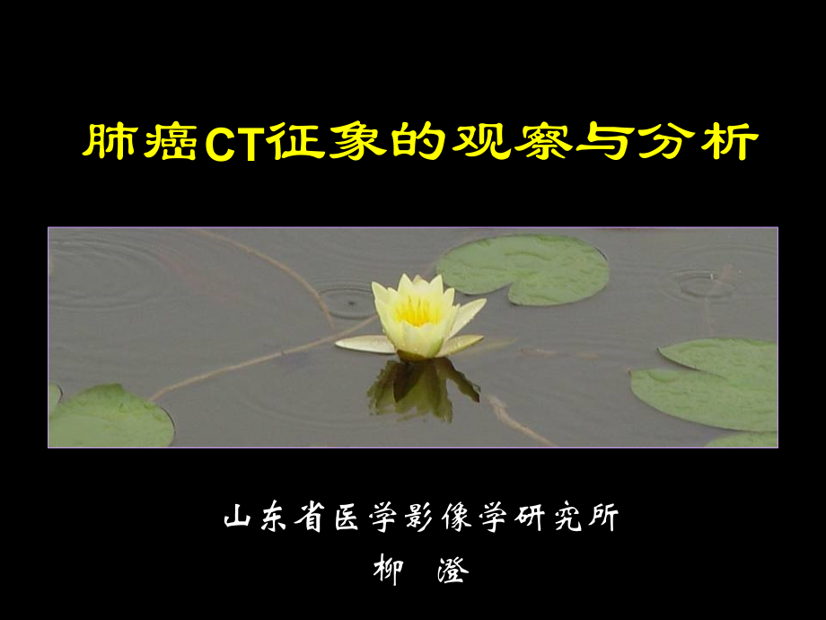 肺癌CT征象的观察与分析.ppt_第1页