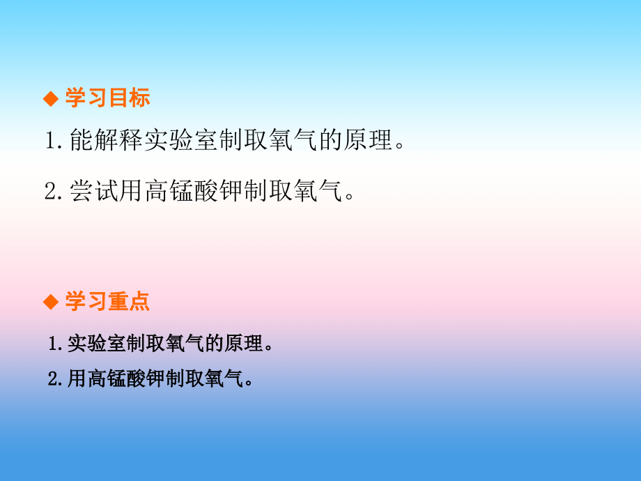 九年级化学上册 第二单元 我们周围的空气 课题3 制取氧气(第1课时)高效课堂课件 (新版)新人教版 课件.ppt_第2页