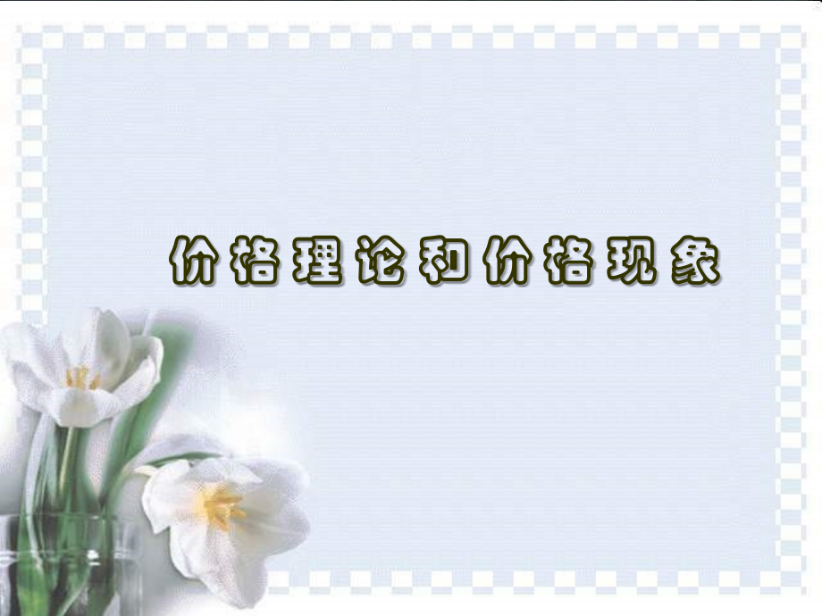 价格理论和价格现象.ppt_第1页