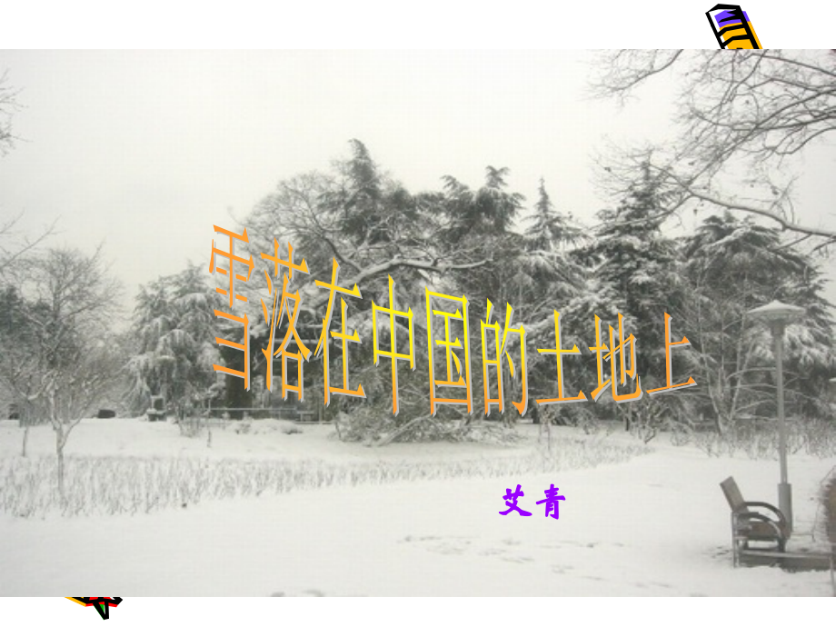 高中语文 4(雪落在中国的土地上)课件沪教版第四册 课件.ppt_第2页