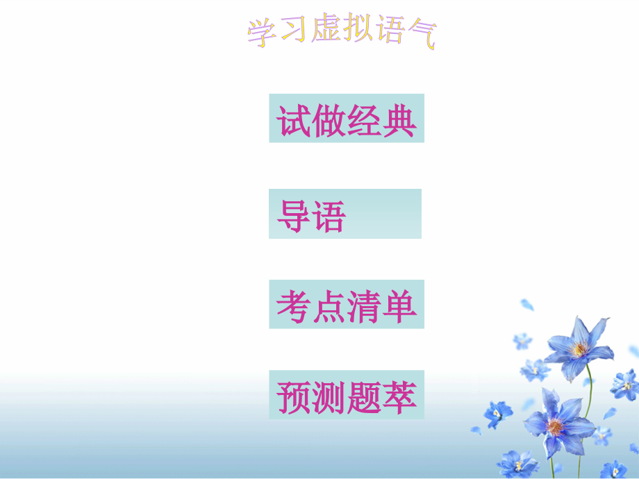 高考语法复习 虚拟语气 试题.ppt_第2页