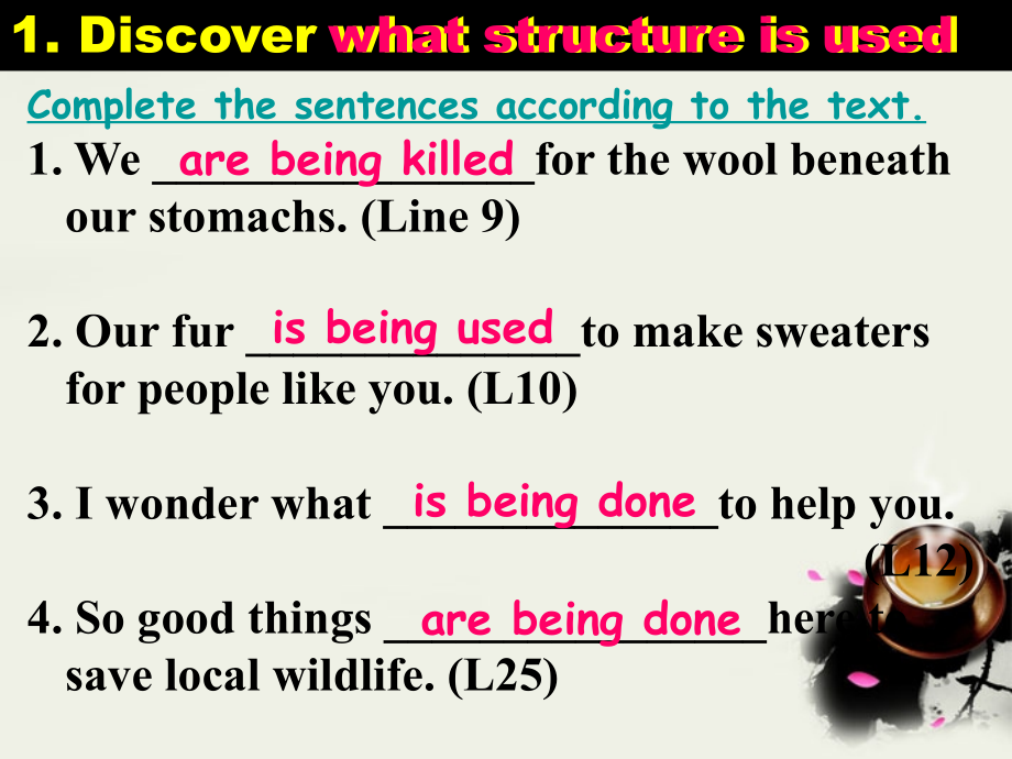 高中英语 GRAMMAR 现在进行时被动语态课件 新人教版必修2 课件.ppt_第2页