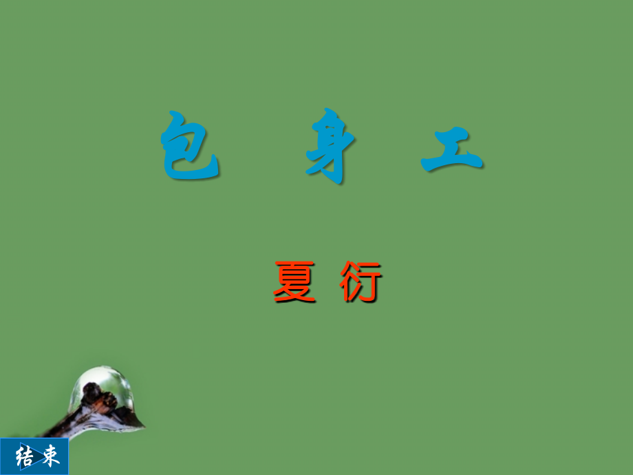 高中语文(包身工)课件4 北京版选修1 课件.ppt_第1页