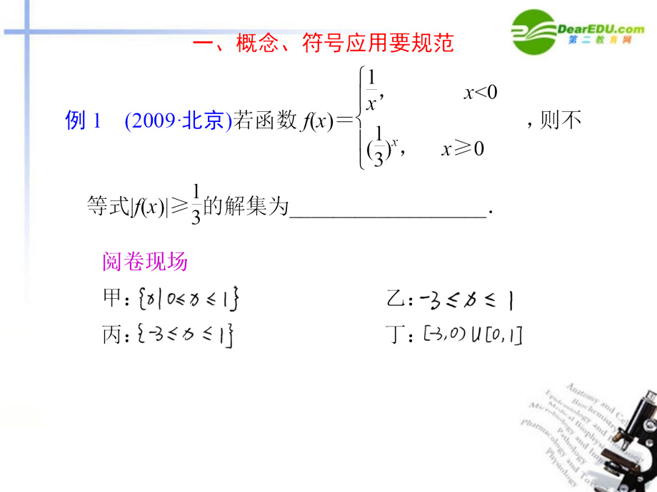 高考数学二轮复习 专题十第2讲答题规范课件 文 大纲人教版 课件.ppt_第2页