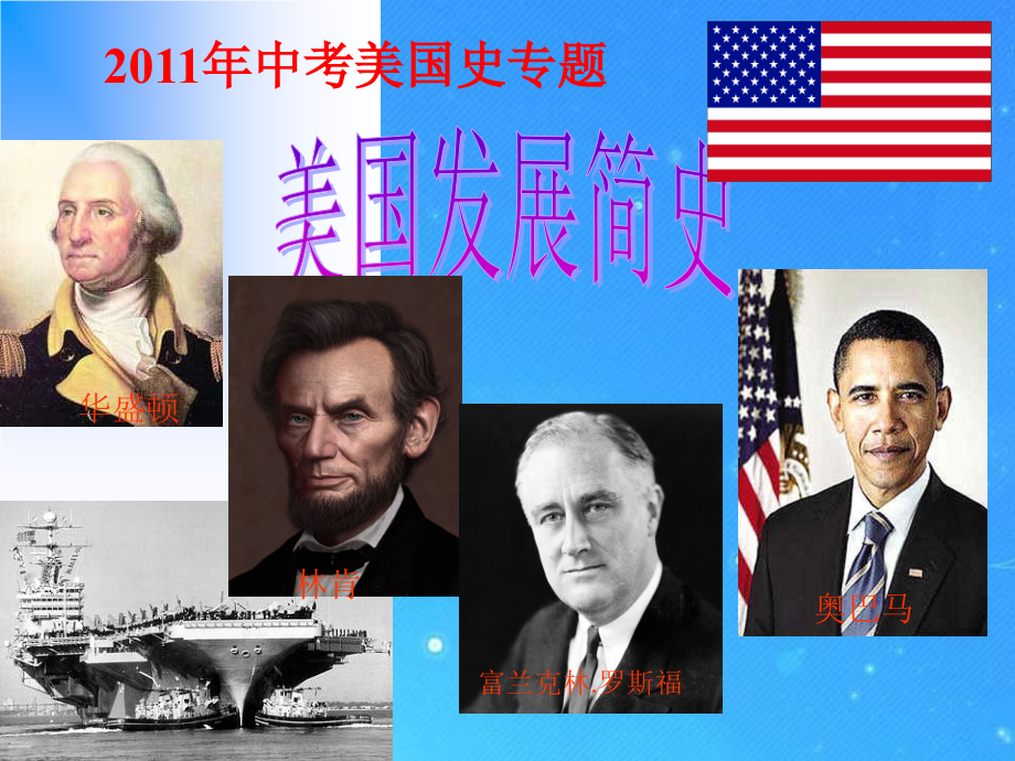 江西省中考历史复习研讨 美国专题复习课件.ppt_第1页