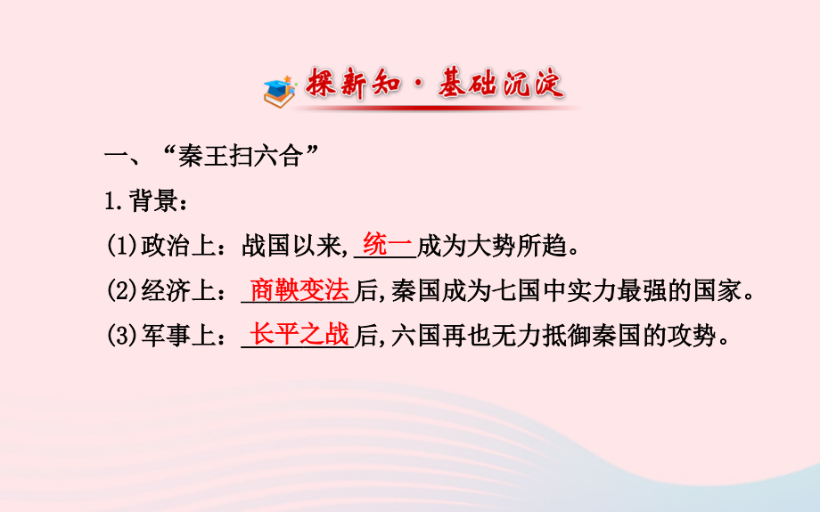 七年级历史上册 第三单元 大一统的秦汉帝国 13秦帝国的兴亡课件 北师大版 课件.ppt_第2页