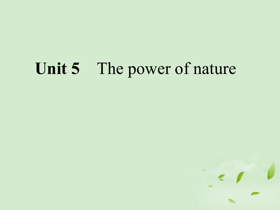 高考英语 考点突破Unit5 考点突破课件 大纲人教版选修7 课件.ppt_第2页