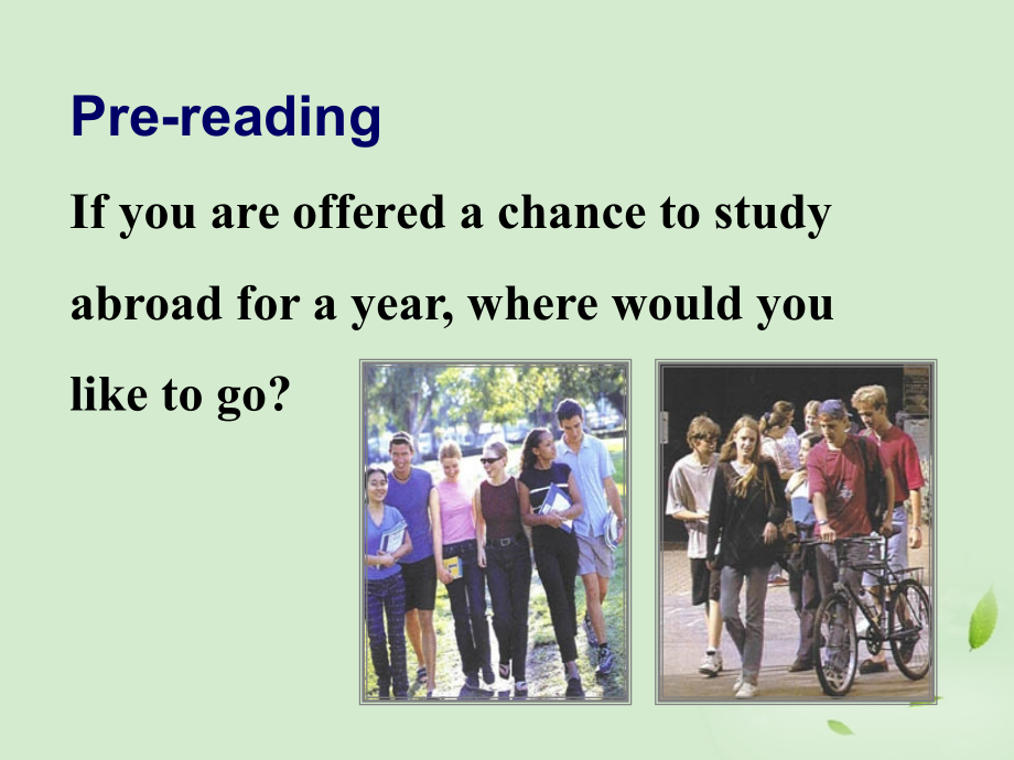 高中英语(unit5 Reading)教学课件 新人教版选修7 课件.ppt_第2页