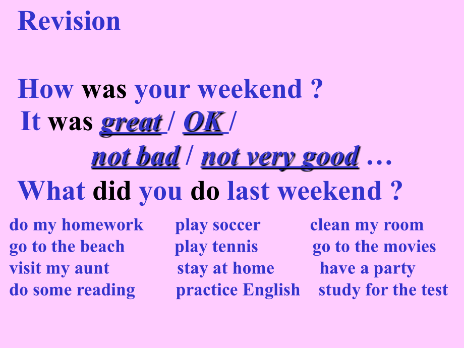 零 Unit 1 Where did you go on vacation Section A(2).ppt_第2页