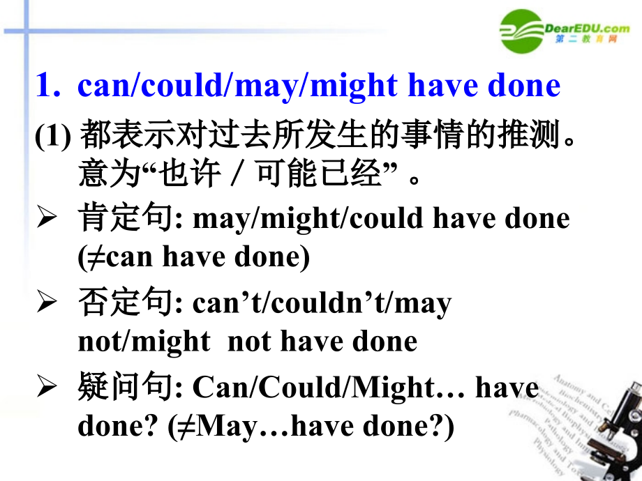 高中英语 情态动词have_done课件 北师大版选修7 课件.ppt_第2页