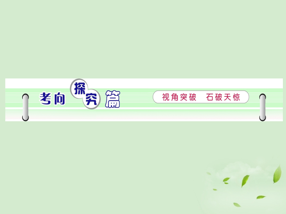 高考语文一轮复习 第3部分 第2章 第2节 选用、仿用、变换句式课件 新人教版 课件.ppt_第2页
