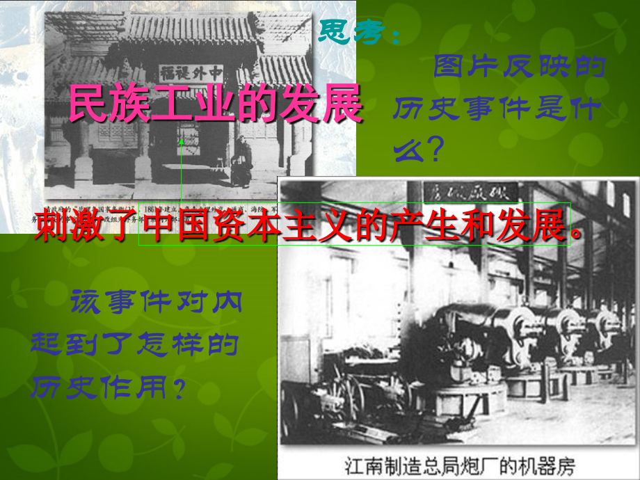 海南省中考历史 八上 第六单元 第18课 民族工业曲折发展课件 华东师大版 课件.ppt_第2页