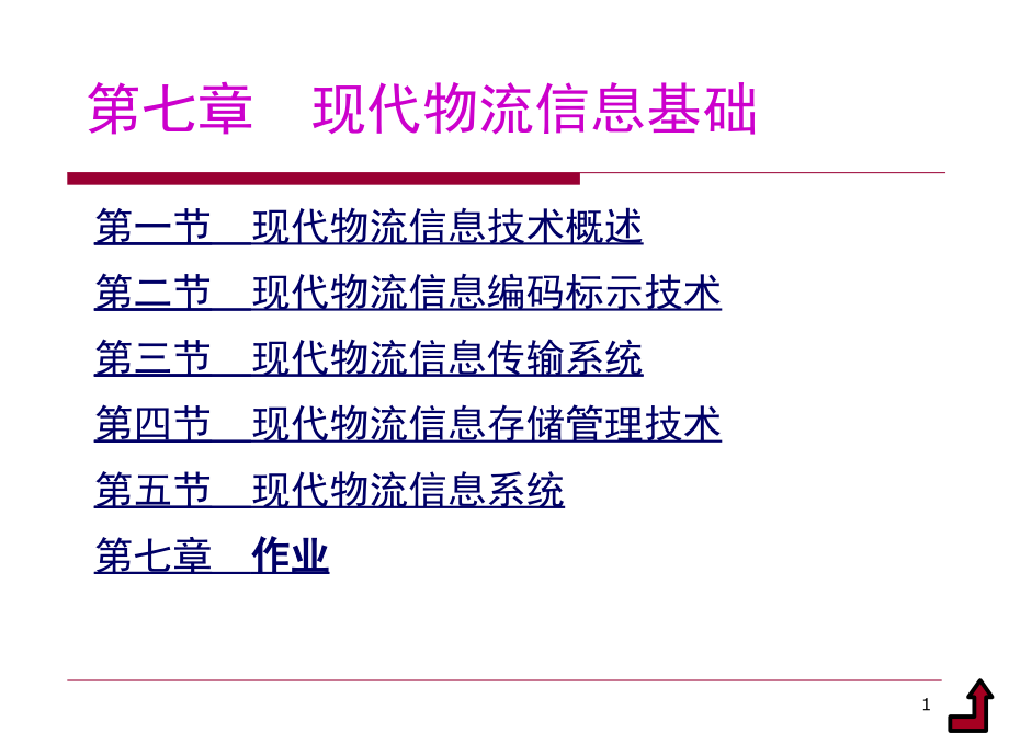 第七章现代物流信息基础.ppt_第1页