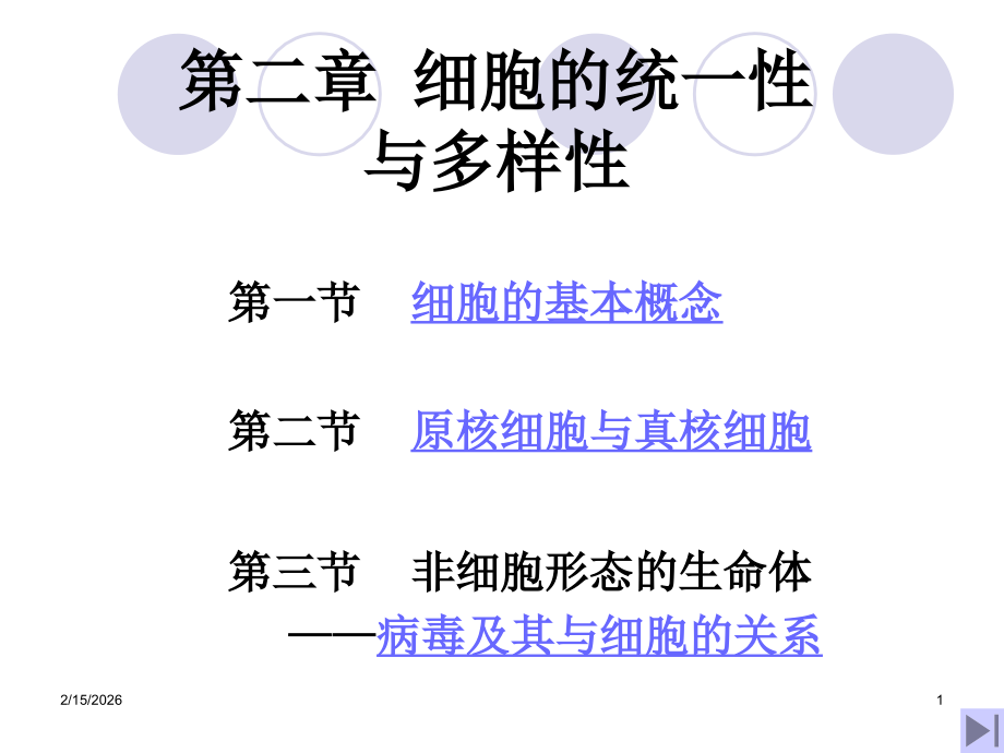 第二章--细胞的统一性与多样性25536.ppt_第1页