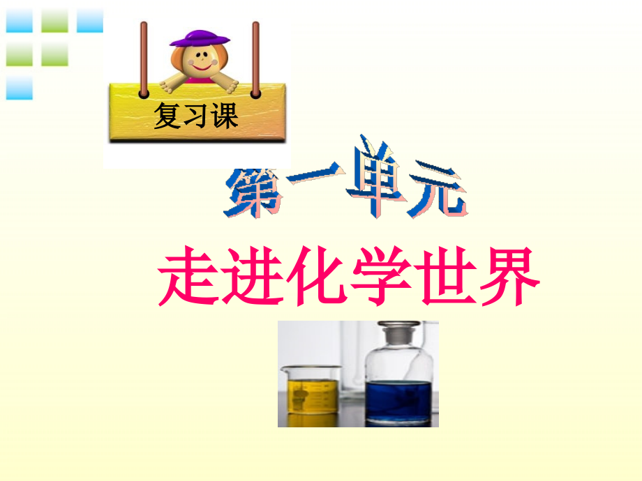 九年级化学 第一单元走进化学世界复习课件 人教新课标版 课件.ppt_第1页