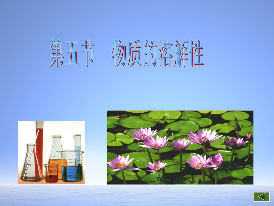 九年级化学下册 65物质的溶解性(1)课件 湘教版 课件.ppt_第1页